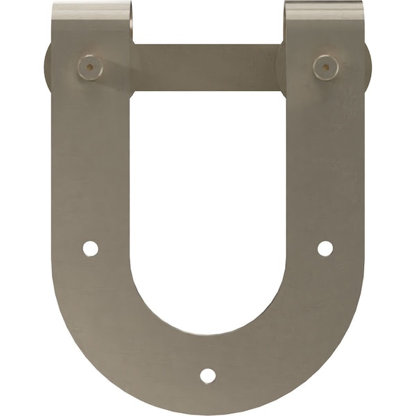 Ekena Millwork Premium Horseshoe Roller Hanger w/ Bolts for Barn Door for 2 1/4" Doors, White Bronze GB60015R2WZ - main